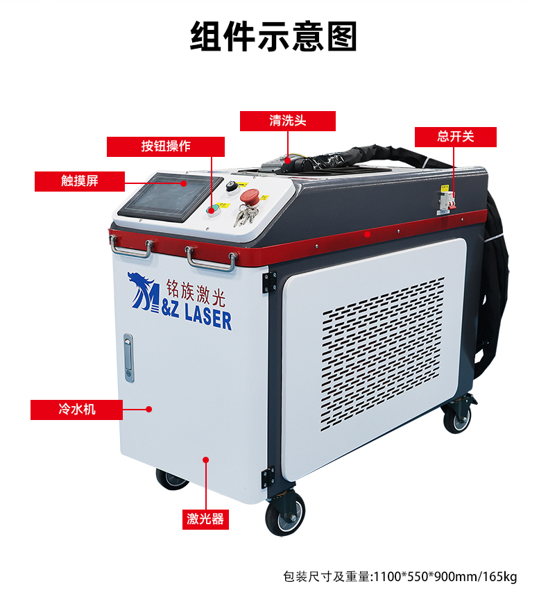 1000W脈沖激光清洗機(jī)(圖5) 1000W脈沖激光清洗機(jī)(圖5)